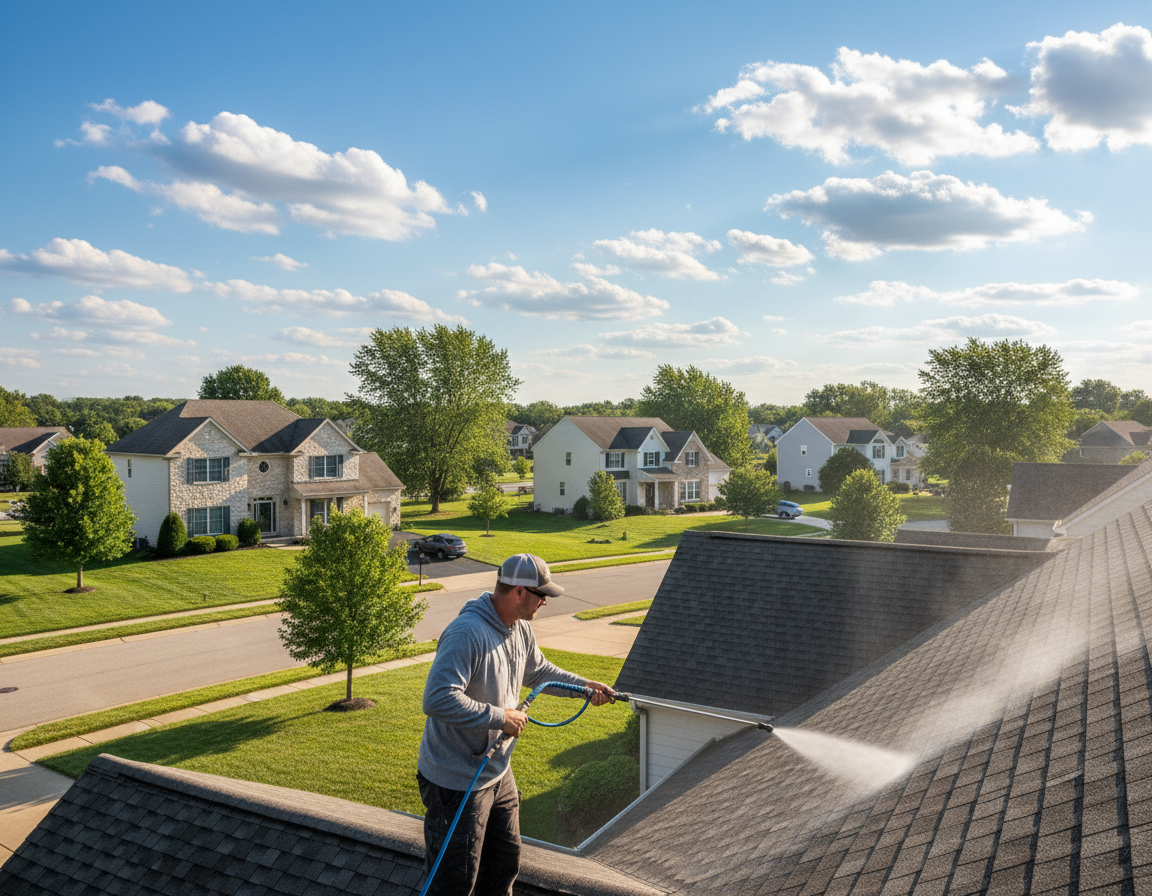 Roof Cleaning In Upper Arlington